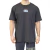 Remera oversize "3 estrellas" (negro jaspeado)