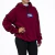 Buzo frisa hoodie "3 estrellas" (malbec) - comprar online