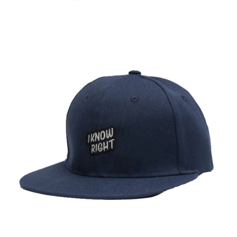 Cap "i know right" (azul)