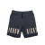 Bermuda hombre "i know right 2 '' (negro jaspeado)