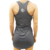 Vestido musculosa "i know right" (negro jaspeado). - comprar online