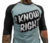 Remera 3/4 hombre "i know right" (verde agua y negro)