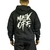 Buzo frisa hoodie "mask off" (negro liso)