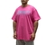Remera oversize "mentality'' (fucsia) - tienda online