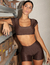 SHORT BUNNY CHOCO - comprar online