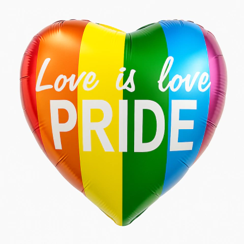 Globo Pride Metalizado 45cm - Promo 50u - comprar online