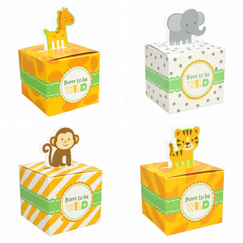 Cajita Animales 5.5x5.5x5.5 cm - Promo x 150 un. - comprar online
