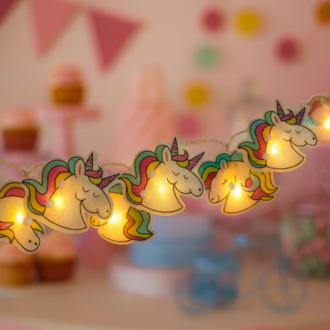 Guirnalda LED Unicornio 10 Luces. - comprar online