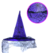 GORRO BRUJA TELARAÑA VIOLETA - PROMO X 12 UN