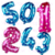 Globos Números 70cm Metalizados Rosa - Promo Pack x 50 en internet