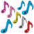 GLOBO NOTA MUSICAL CORCHEA 44 CM