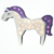 CARTEL LED A PILAS DE MADERA UNICORNIO - comprar online
