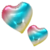 GLOBO CORAZON ARCOIRIS 18" - PROMO X 50 UN