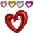 GLOBO CORAZON CALADO NEW 24"