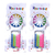 VELAS RAYADAS 6cm SET 12un.