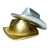 GORRO COWBOY LISO DORADO/PLATEADO - Promo x 6un. - comprar online