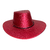 GORRO VAQUERO LISO C/GLITTER - Promo x 6un. - Mega Show