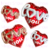 GLOBO CORAZON LOVE YOU 4D 24" - PROMO X 50 UN