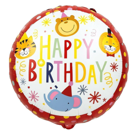 GLOBO HB ANIMALITOS 18" - PROMO X 50 UN - comprar online