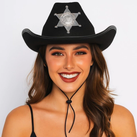 Gorro Sheriff Con Estrella - comprar online
