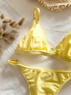 Corpiño fijo amarillo pastel - comprar online
