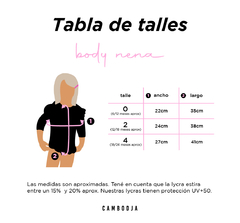 Body UV+50 volados Kuta en internet
