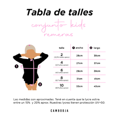 Remera UV+50 con bombacha Monkey en internet