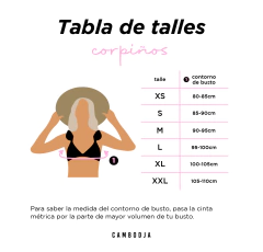 Corpiño Cruz uva pastel - Cambodja