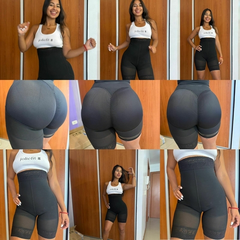 Panty levantacola TIRO ALTO NEGRO 024580 TALLES M L XL - comprar online