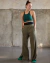Pantalon Palazo Mili Verde - GUKKA Activewear