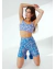 Calza Corta TULIP BLUE - tienda online