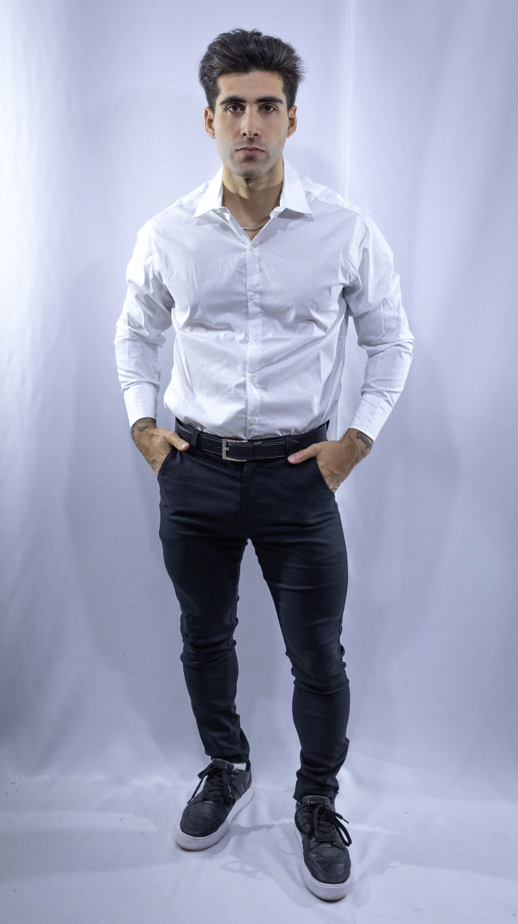 Camisa Slim Fit Sargent Blanco