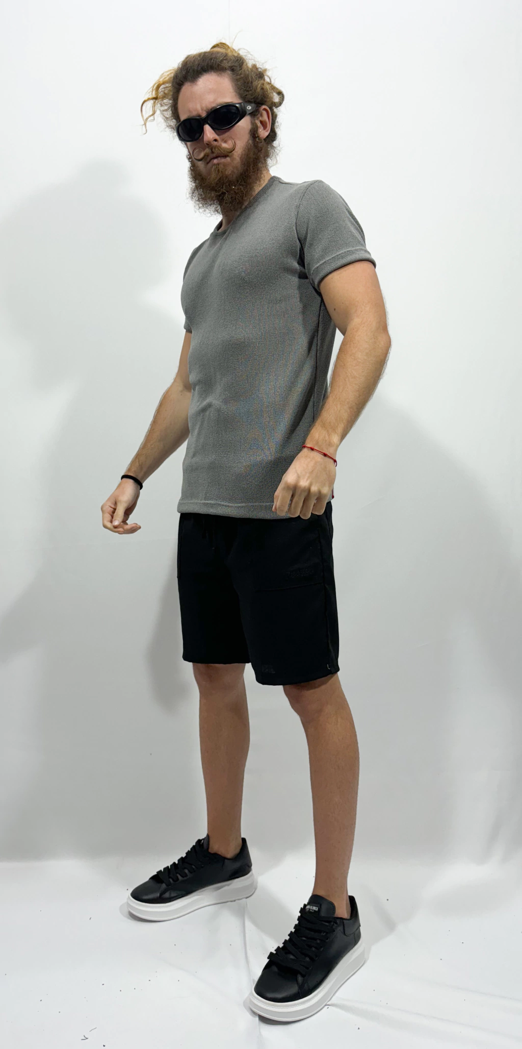 Remera Tejida Midas Gris Plomo