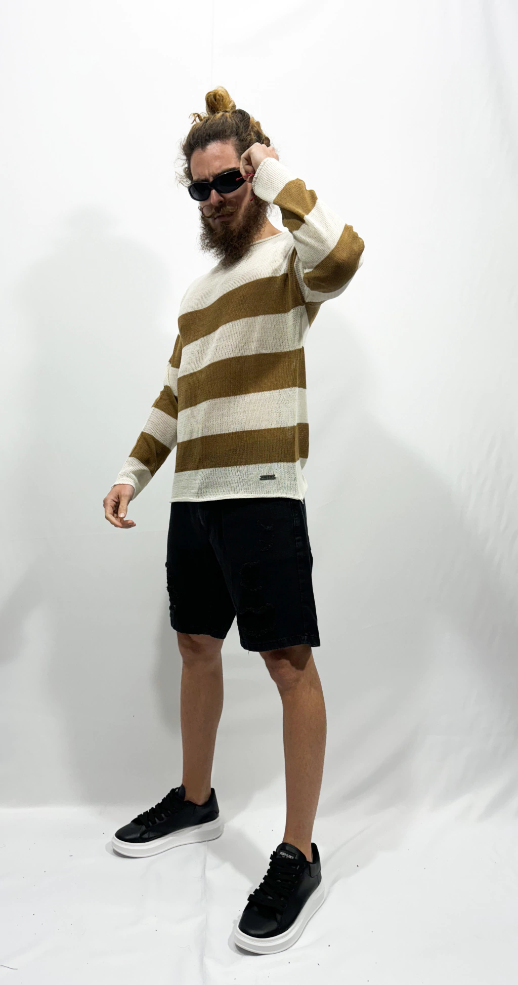 Sweater Malmok Rayado Camel