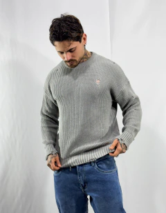 Sweater tejido Lumbo - PLUMA BLANCA