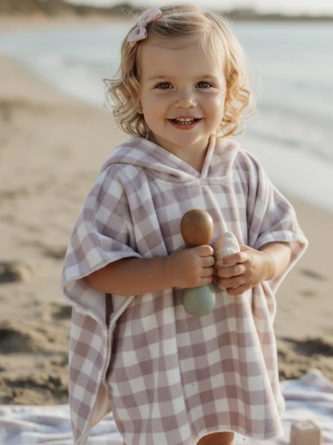 PONCHO SCOTTISH PINK - comprar online