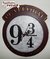 Reloj de pared "plataforma 9 3/4"
