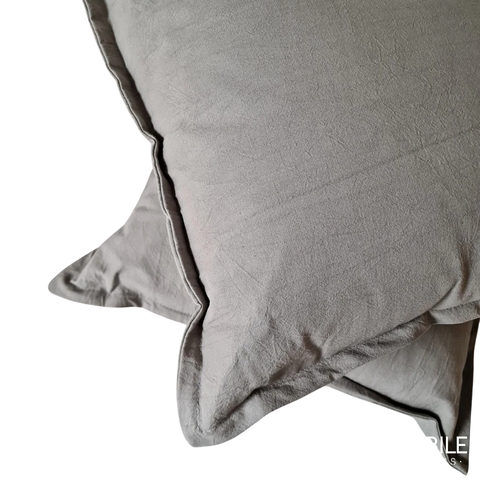 Almohadón Tusor Gris Claro 40x40 - comprar online