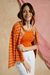SET MUSCULOSA LOU + CARDIGAN OLI NARANJA en internet