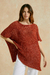 PONCHO INGLES COBRE CON LUREX