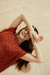 Imagen de PONCHO INGLES COBRE CON LUREX