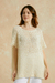 PONCHO INGLES CRUDO CON LUREX - comprar online