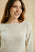 SWEATER DALMA LUREX BLANCO