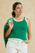 SET MUSCULOSA LOU + CARDIGAN OLI VERDE - tienda online