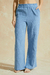 PANTALON LYOR CINTURA ELASTICA CELESTE - comprar online