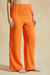 PANTALON LYOR CINTURA ELASTICA NARANJA - tienda online
