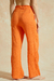 PANTALON LYOR CINTURA ELASTICA NARANJA en internet