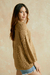 SWEATER CALADO YOKO CAMEL en internet