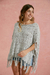 PONCHO LEAVES GRIS - comprar online