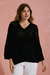 SWEATER CALADO YOKO NEGRO